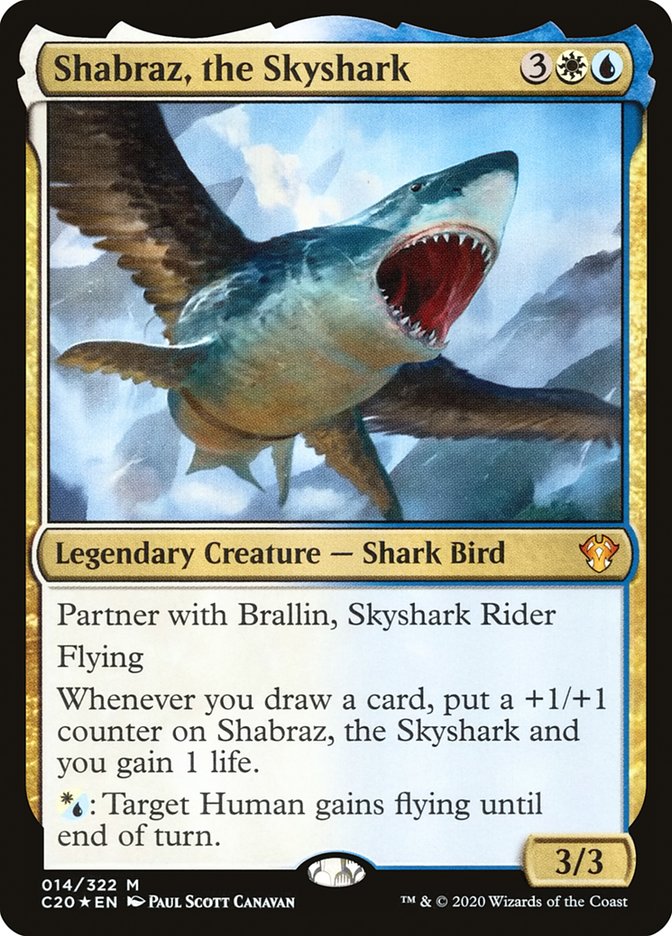 Shabraz, the Skyshark [Commander 2020] | Dragon's Lair Comics and Fantasy Houston TX