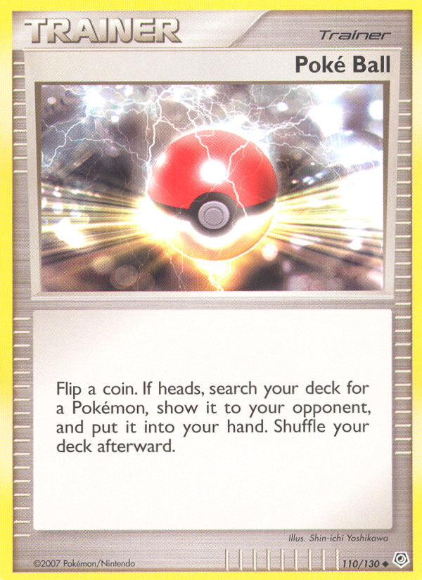 Poke Ball (110/130) [Diamond & Pearl: Base Set] | Dragon's Lair Comics and Fantasy Houston TX