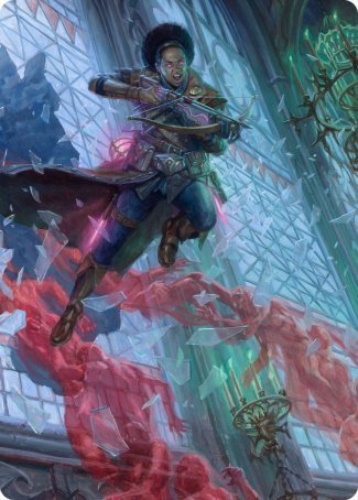 Kaya, Geist Hunter Art Card [Innistrad: Crimson Vow Art Series] | Dragon's Lair Comics and Fantasy Houston TX