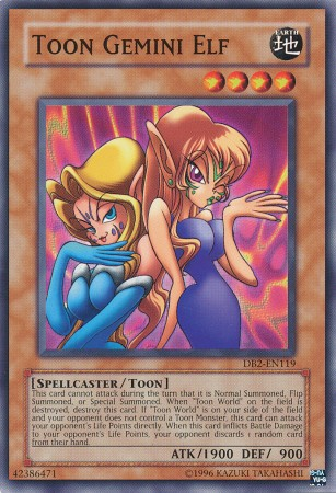 Toon Gemini Elf [DB2-EN119] Common | Dragon's Lair Comics and Fantasy Houston TX