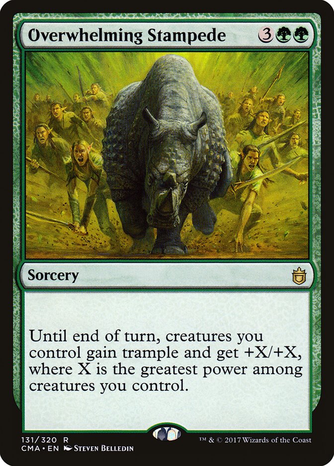 Overwhelming Stampede [Commander Anthology] | Dragon's Lair Comics and Fantasy Houston TX