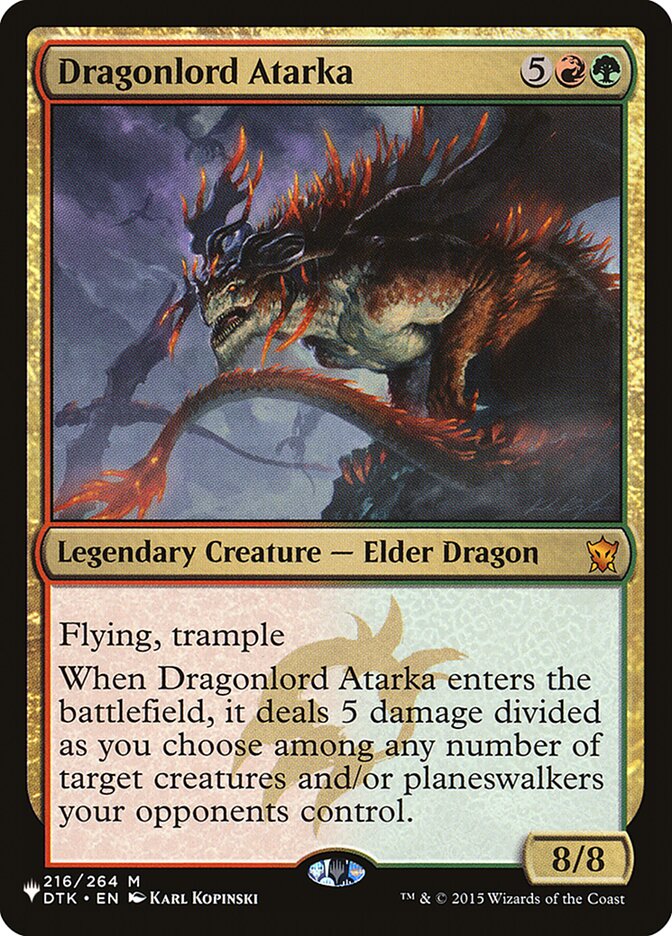 Dragonlord Atarka [The List] | Dragon's Lair Comics and Fantasy Houston TX