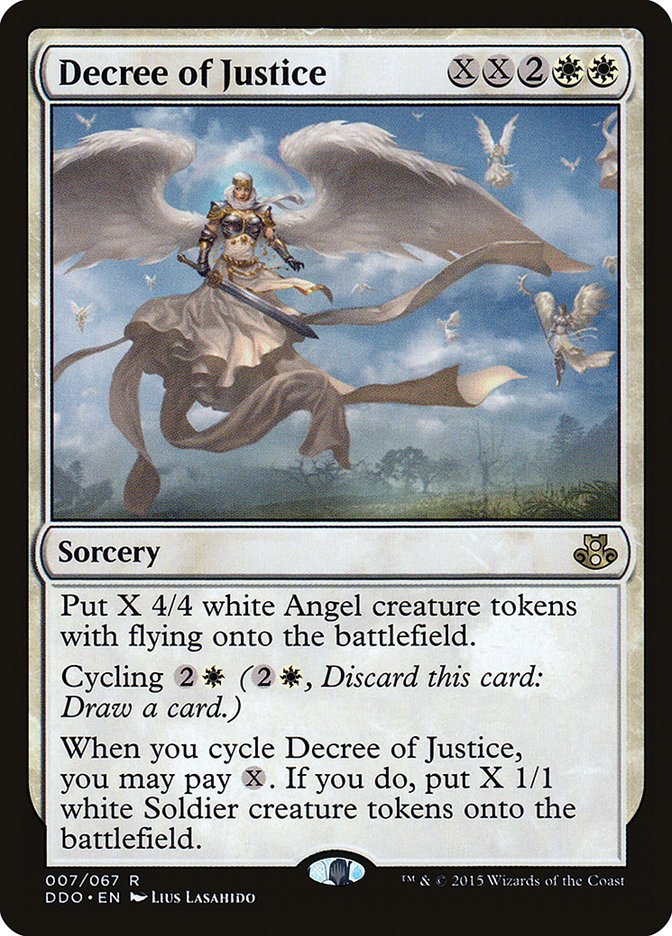 Decree of Justice [Duel Decks: Elspeth vs. Kiora] | Dragon's Lair Comics and Fantasy Houston TX