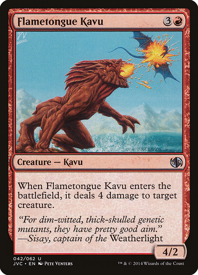 Flametongue Kavu [Duel Decks Anthology] | Dragon's Lair Comics and Fantasy Houston TX