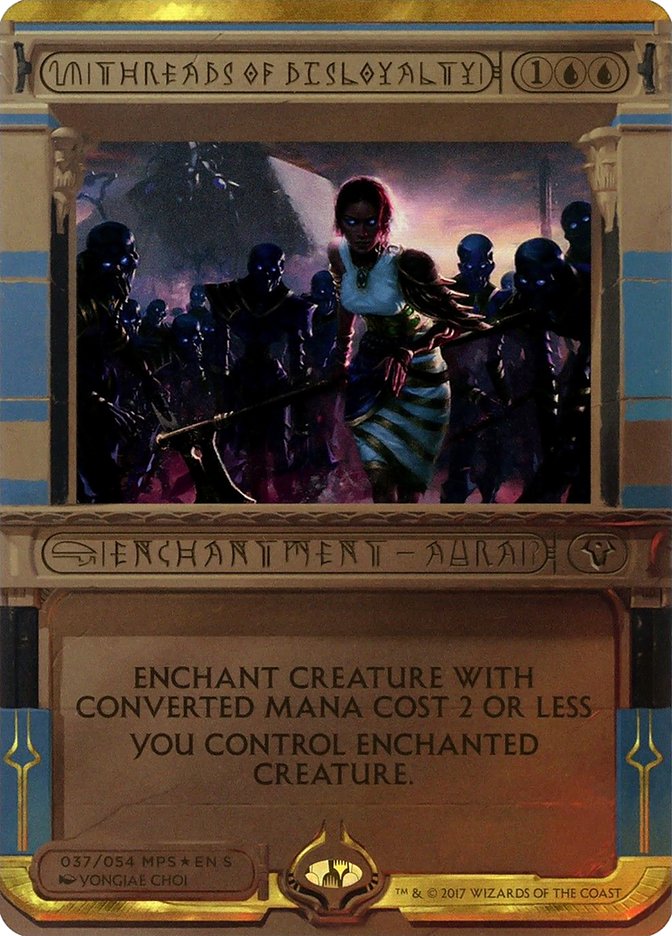 Threads of Disloyalty (Invocation) [Amonkhet Invocations] | Dragon's Lair Comics and Fantasy Houston TX