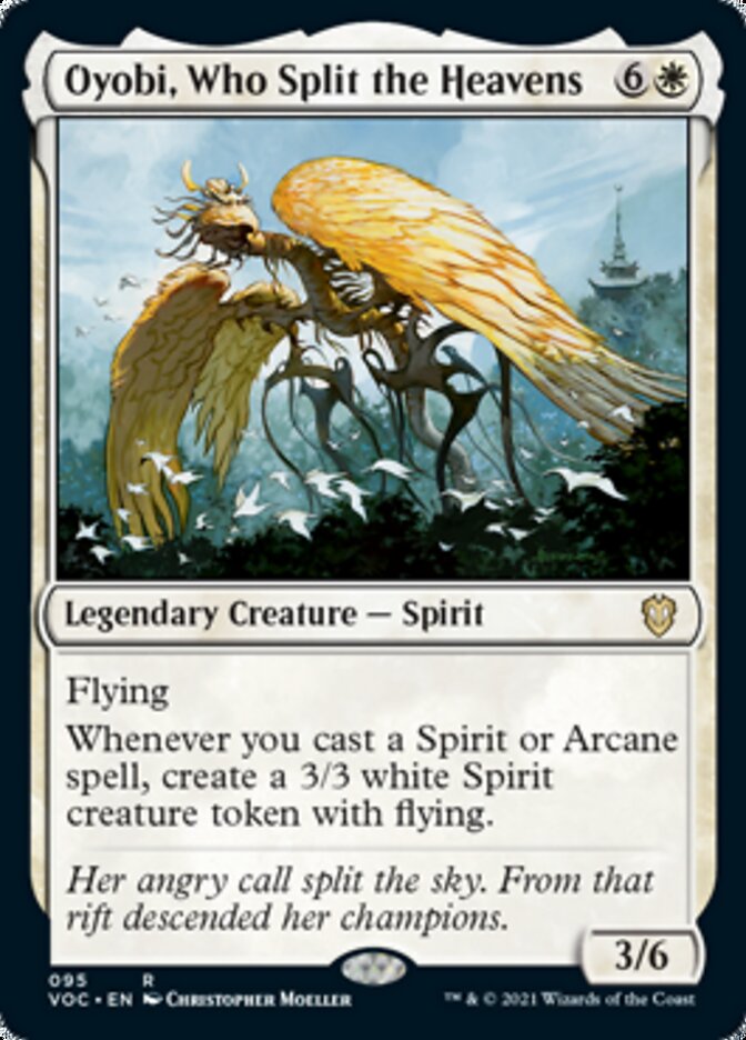 Oyobi, Who Split the Heavens [Innistrad: Crimson Vow Commander] | Dragon's Lair Comics and Fantasy Houston TX