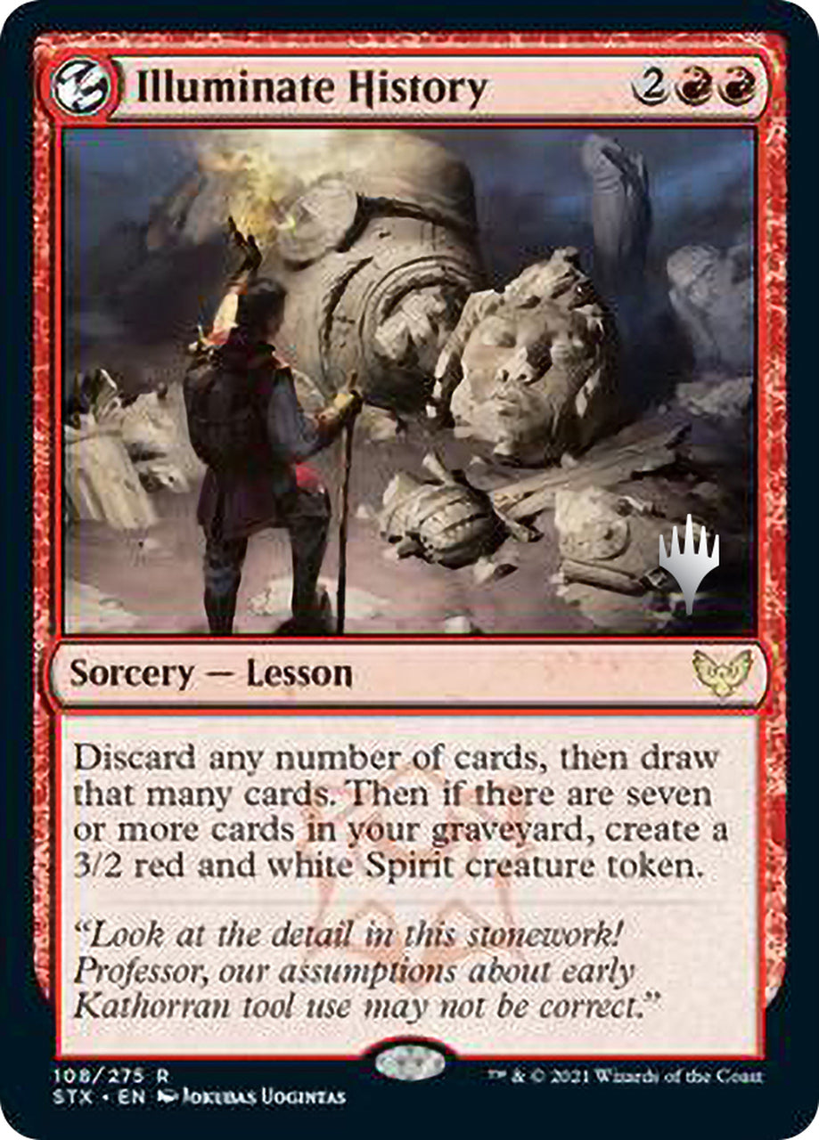Illuminate History (Promo Pack) [Strixhaven: School of Mages Promos] | Dragon's Lair Comics and Fantasy Houston TX