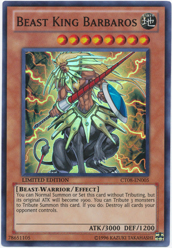 Beast King Barbaros [CT08-EN005] Super Rare | Dragon's Lair Comics and Fantasy Houston TX