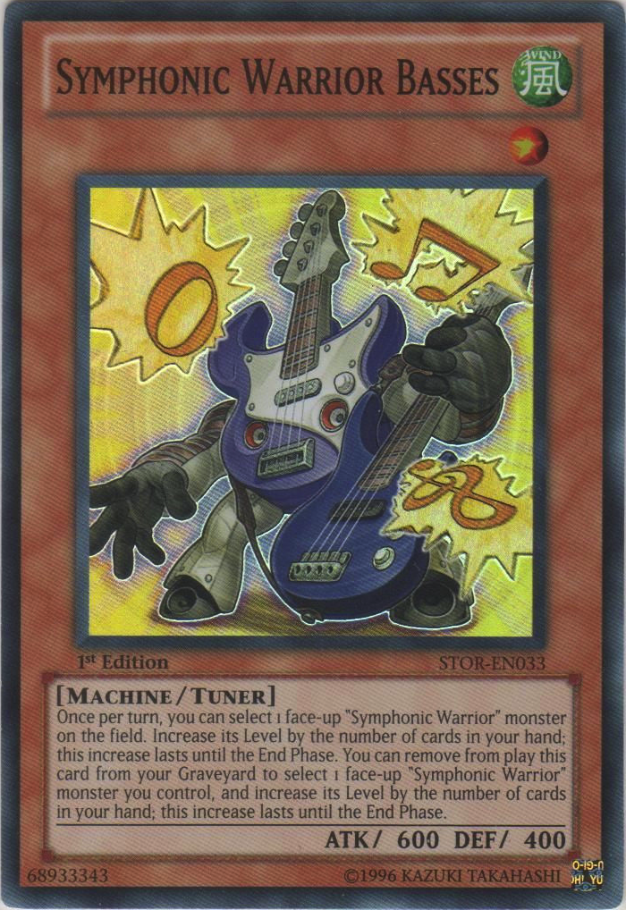 Symphonic Warrior Basses [STOR-EN033] Super Rare | Dragon's Lair Comics and Fantasy Houston TX
