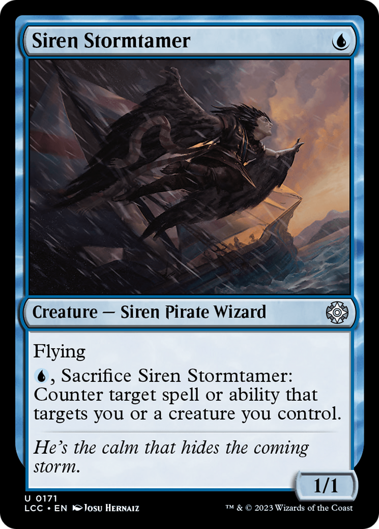 Siren Stormtamer [The Lost Caverns of Ixalan Commander] | Dragon's Lair Comics and Fantasy Houston TX