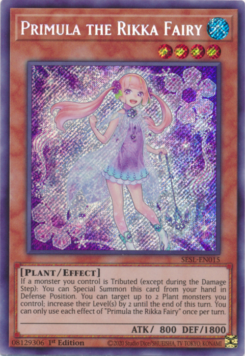 Primula the Rikka Fairy [SESL-EN015] Secret Rare | Dragon's Lair Comics and Fantasy Houston TX