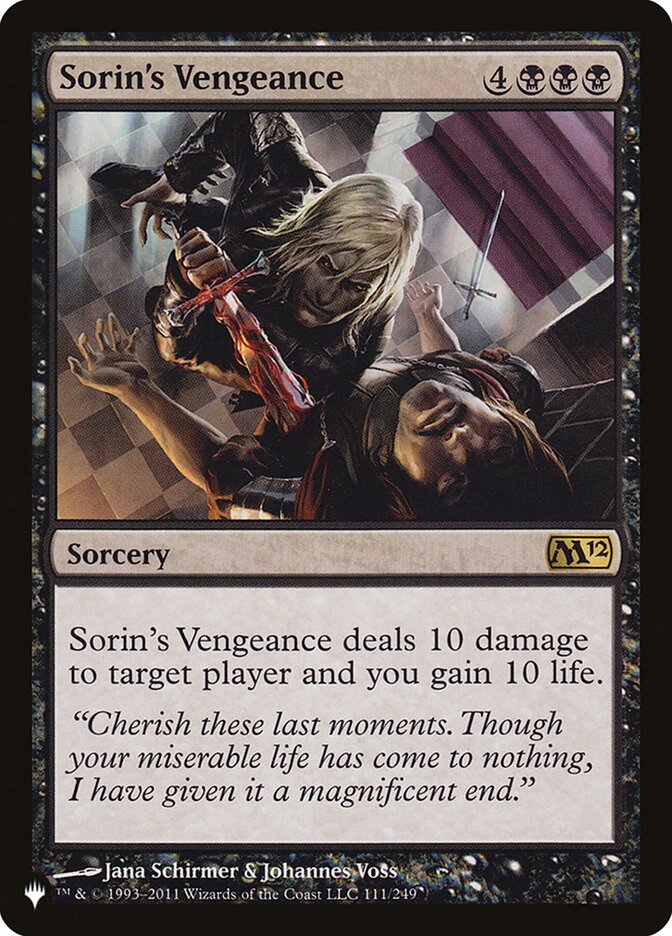 Sorin's Vengeance [The List] | Dragon's Lair Comics and Fantasy Houston TX