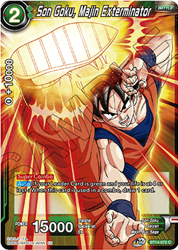 Son Goku, Majin Exterminator (BT14-072) [Cross Spirits] | Dragon's Lair Comics and Fantasy Houston TX