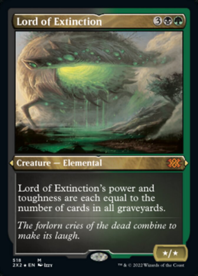 Lord of Extinction (Foil Etched) [Double Masters 2022] | Dragon's Lair Comics and Fantasy Houston TX