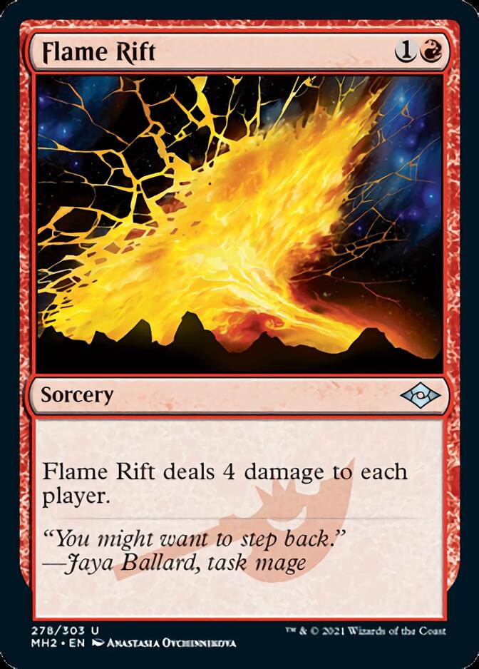 Flame Rift (Foil Etched) [Modern Horizons 2] | Dragon's Lair Comics and Fantasy Houston TX