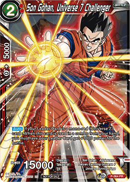 Son Gohan, Universe 7 Challenger (Unison Warrior Series Boost Tournament Pack Vol. 7) (P-364) [Tournament Promotion Cards] | Dragon's Lair Comics and Fantasy Houston TX