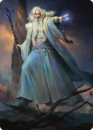 Saruman of Many Colors Art Card [The Lord of the Rings: Tales of Middle-earth Art Series] | Dragon's Lair Comics and Fantasy Houston TX