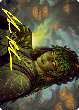 Dina, Soul Steeper Art Card (Gold-Stamped Signature) [Strixhaven: School of Mages Art Series] | Dragon's Lair Comics and Fantasy Houston TX
