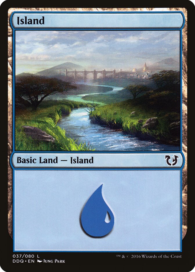 Island (37) [Duel Decks: Blessed vs. Cursed] | Dragon's Lair Comics and Fantasy Houston TX