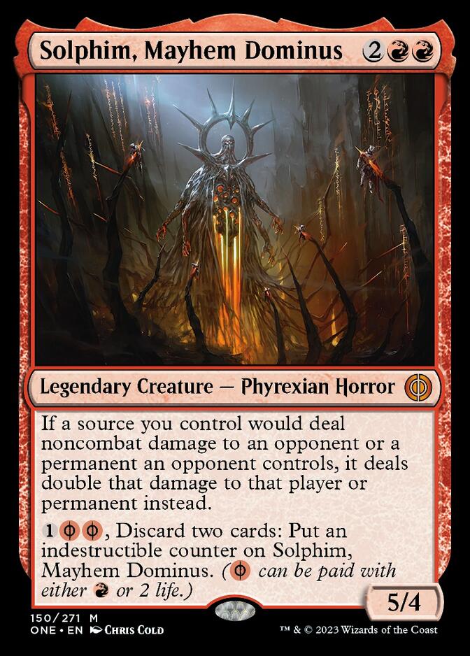 Solphim, Mayhem Dominus [Phyrexia: All Will Be One] | Dragon's Lair Comics and Fantasy Houston TX