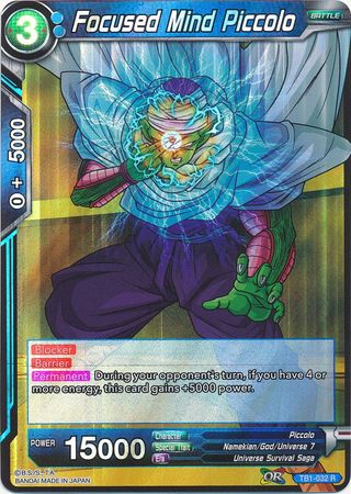 Focused Mind Piccolo (TB1-032) [The Tournament of Power] | Dragon's Lair Comics and Fantasy Houston TX