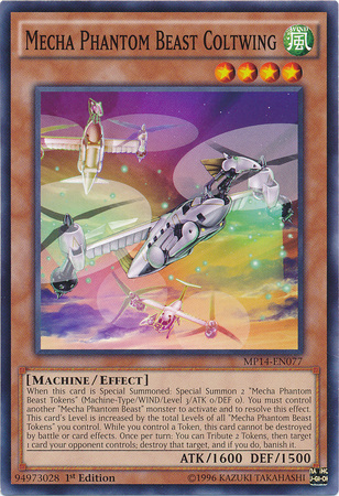 Mecha Phantom Beast Coltwing [MP14-EN077] Common | Dragon's Lair Comics and Fantasy Houston TX