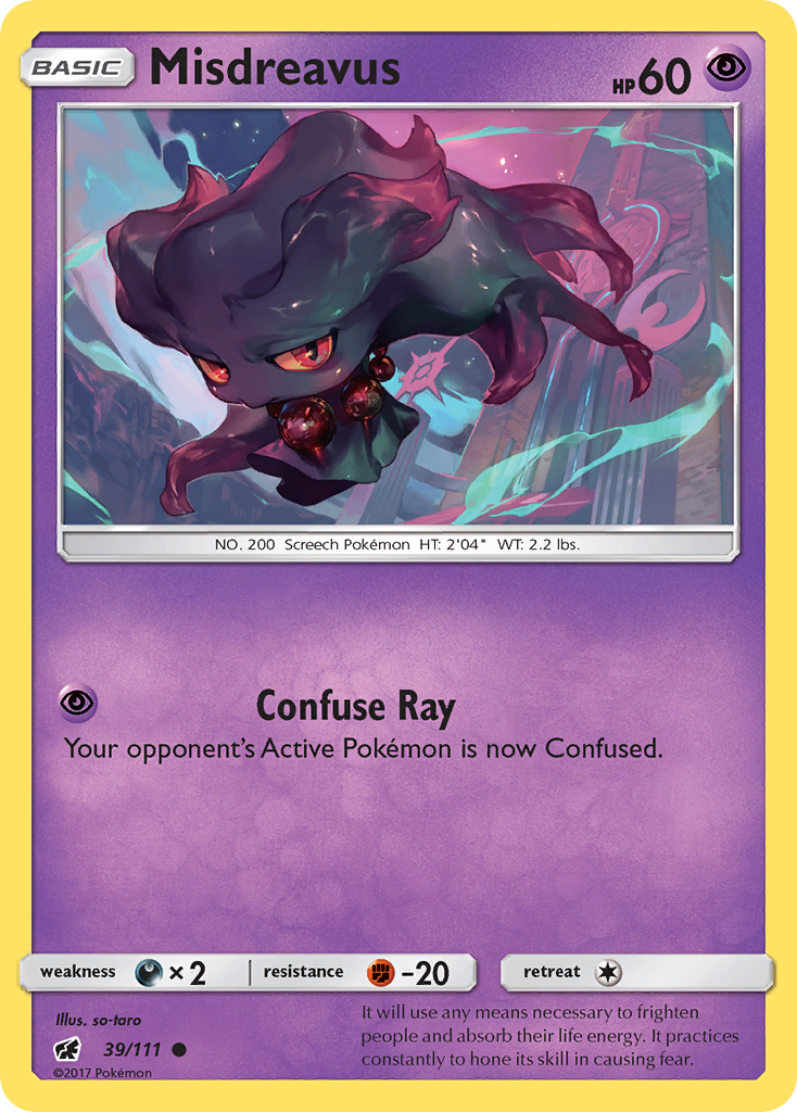 Misdreavus (39/111) [Sun & Moon: Crimson Invasion] | Dragon's Lair Comics and Fantasy Houston TX