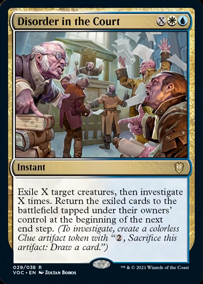 Disorder in the Court [Innistrad: Crimson Vow Commander] | Dragon's Lair Comics and Fantasy Houston TX