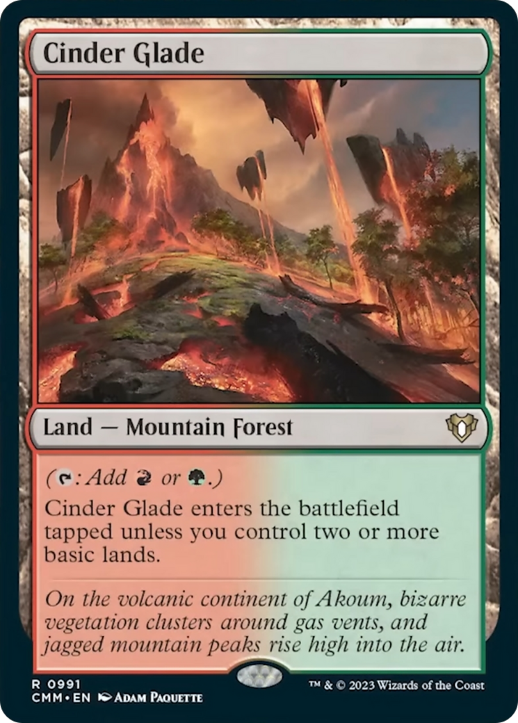 Cinder Glade [Commander Masters] | Dragon's Lair Comics and Fantasy Houston TX