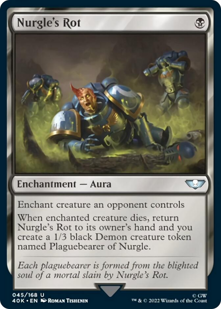 Nurgle's Rot (Surge Foil) [Warhammer 40,000] | Dragon's Lair Comics and Fantasy Houston TX