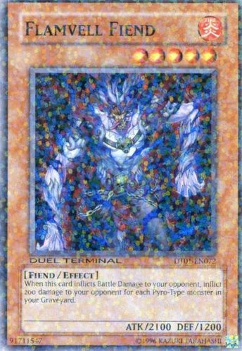 Flamvell Fiend [DT01-EN072] Super Rare | Dragon's Lair Comics and Fantasy Houston TX