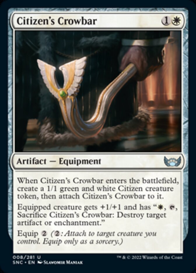Citizen's Crowbar [Streets of New Capenna] | Dragon's Lair Comics and Fantasy Houston TX