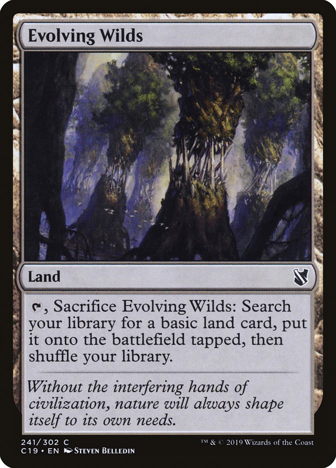 Evolving Wilds [Commander 2019] | Dragon's Lair Comics and Fantasy Houston TX