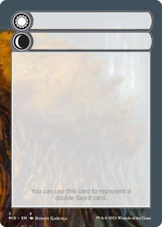 Helper Card (3/9) [Innistrad: Midnight Hunt Tokens] | Dragon's Lair Comics and Fantasy Houston TX