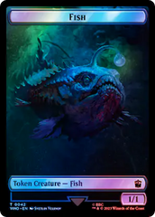 Fish // Treasure (0060) Double-Sided Token (Surge Foil) [Doctor Who Tokens] | Dragon's Lair Comics and Fantasy Houston TX