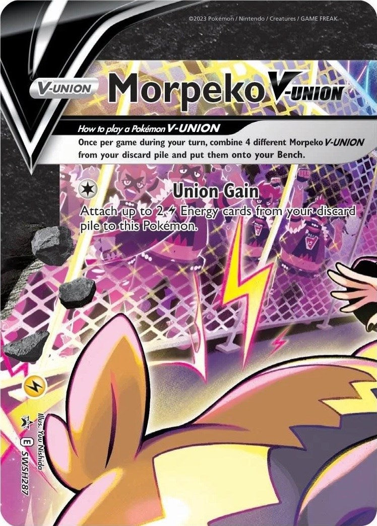 Morpeko V-Union (SWSH287) [Sword & Shield: Black Star Promos] | Dragon's Lair Comics and Fantasy Houston TX