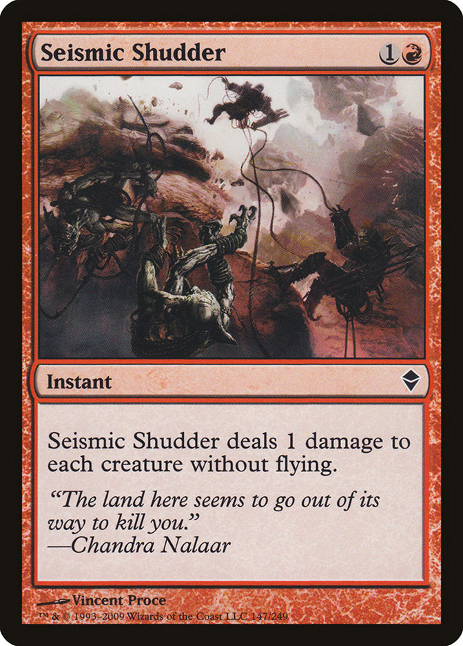 Seismic Shudder [Zendikar] | Dragon's Lair Comics and Fantasy Houston TX