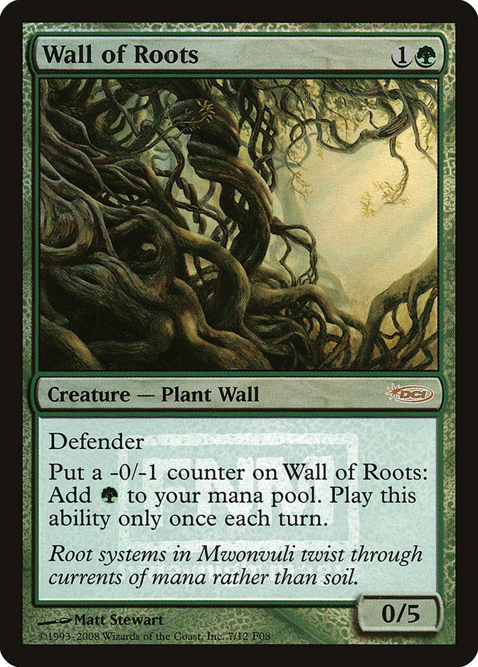 Wall of Roots [Friday Night Magic 2008] | Dragon's Lair Comics and Fantasy Houston TX