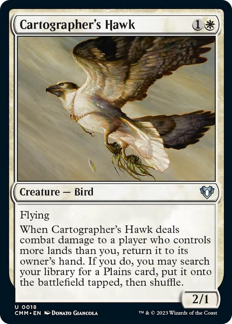 Cartographer's Hawk [Commander Masters] | Dragon's Lair Comics and Fantasy Houston TX