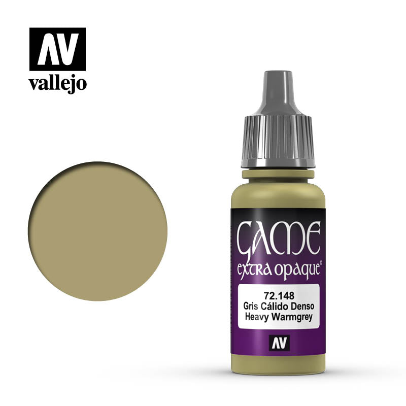 Vallejo Heavy Warmgrey Extra Opaque Game Color Paint | Dragon's Lair Comics and Fantasy Houston TX