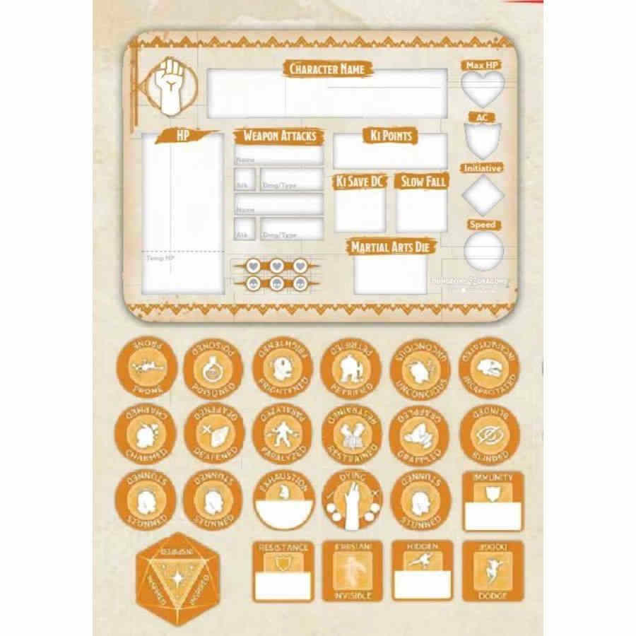 Dungeons and Dragons Monk Token Set | Dragon's Lair Comics and Fantasy Houston TX