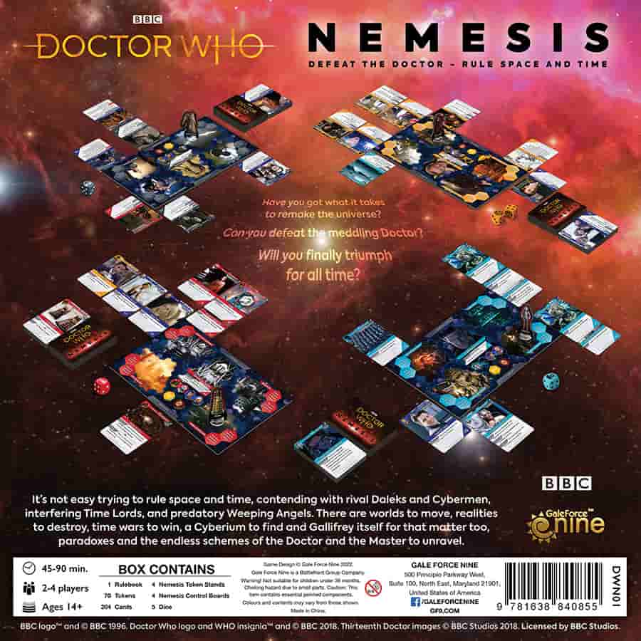 DOCTOR WHO: NEMESIS | Dragon's Lair Comics and Fantasy Houston TX