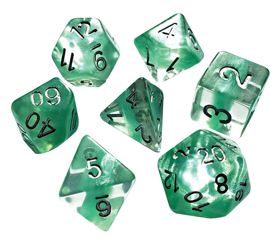 Gate Keeper Games Neutron Dice: Mint Poly 7 Set | Dragon's Lair Comics and Fantasy Houston TX