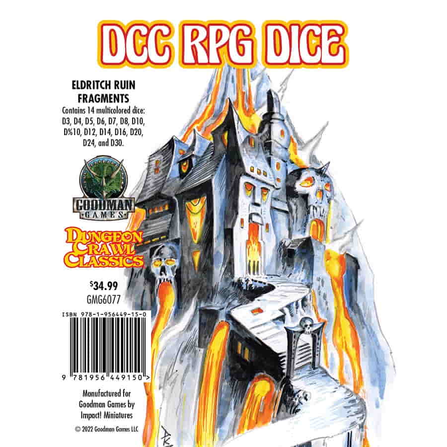 Dungeon Crawl Classic: Eldritch Ruin Dice Poly Set | Dragon's Lair Comics and Fantasy Houston TX