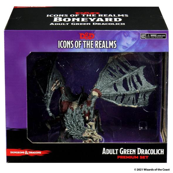 Wizkids Dungeons and Dragons Icons of the Realms: Green Dracolich | Dragon's Lair Comics and Fantasy Houston TX