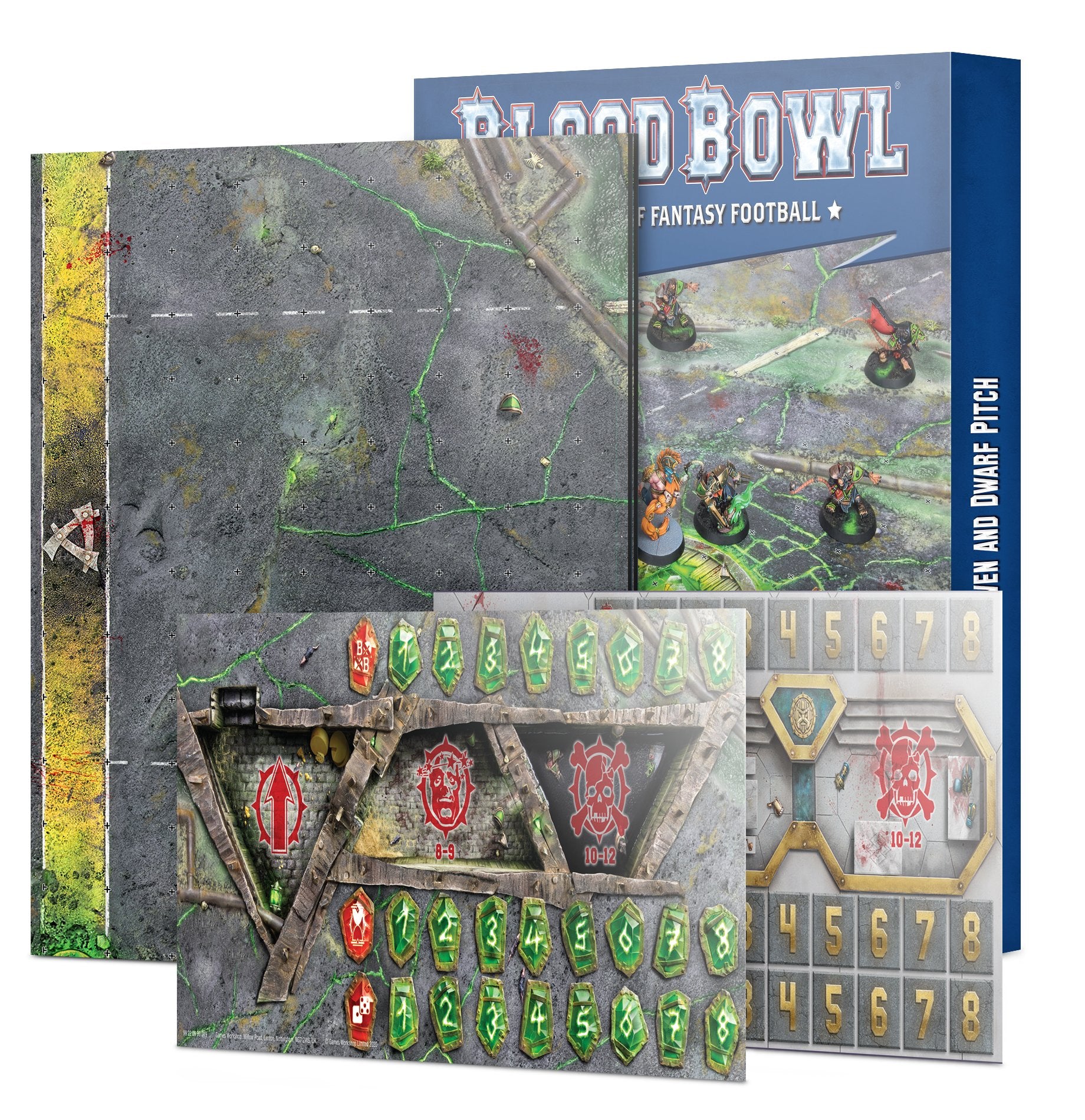 Blood Bowl: Skaven and Dwarf Pitch | Dragon's Lair Comics and Fantasy Houston TX