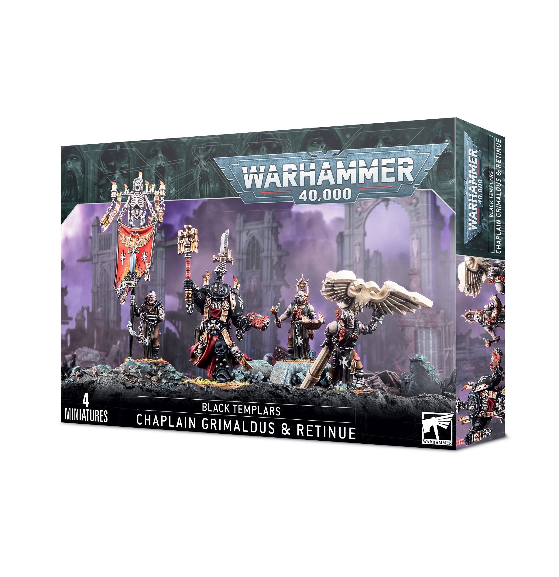 Warhammer 40K: Black Templars Grimaldus and Retinue | Dragon's Lair Comics and Fantasy Houston TX