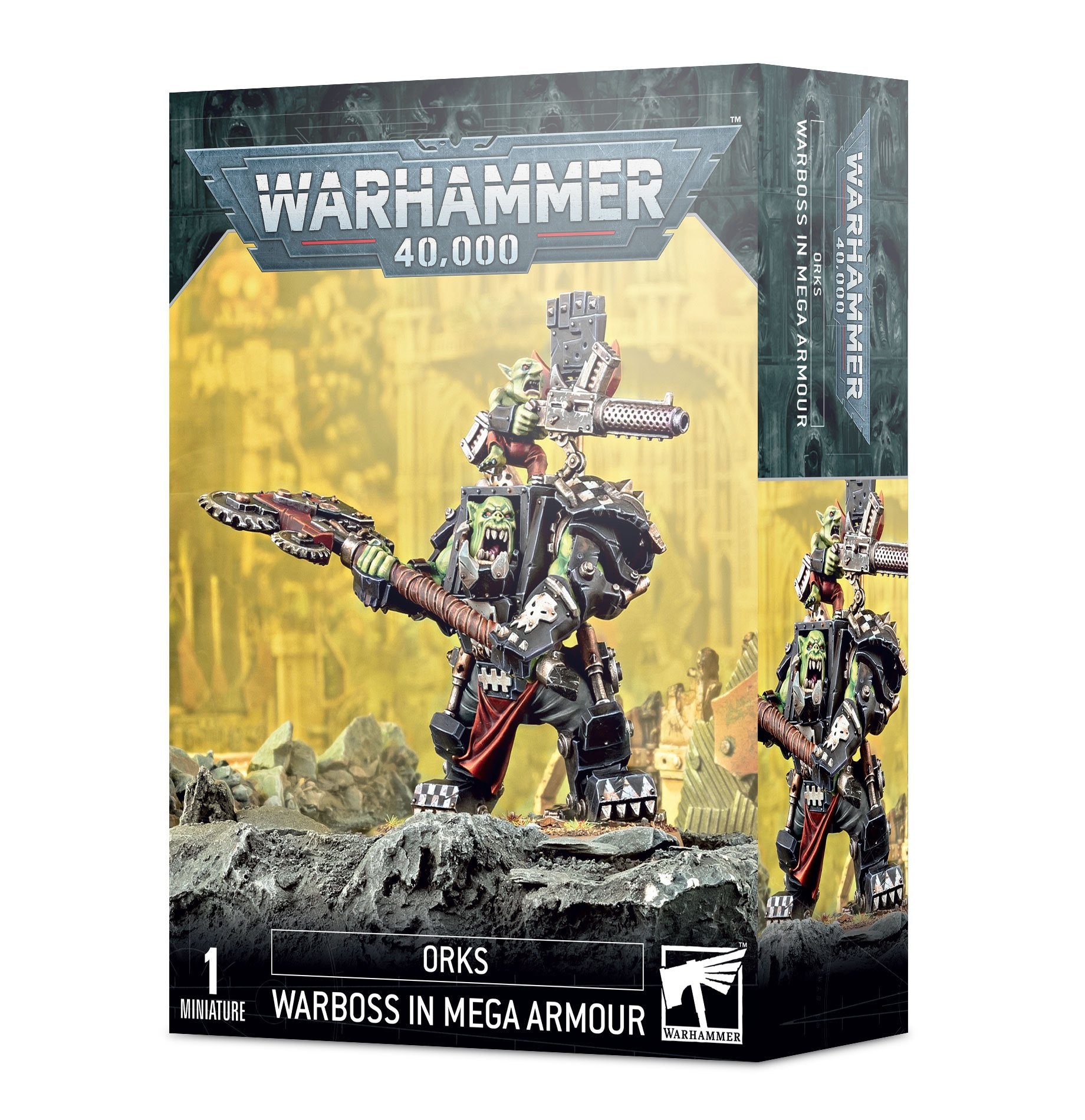 Warhammer 40K: Orks: Warboss in Mega Armour | Dragon's Lair Comics and Fantasy Houston TX