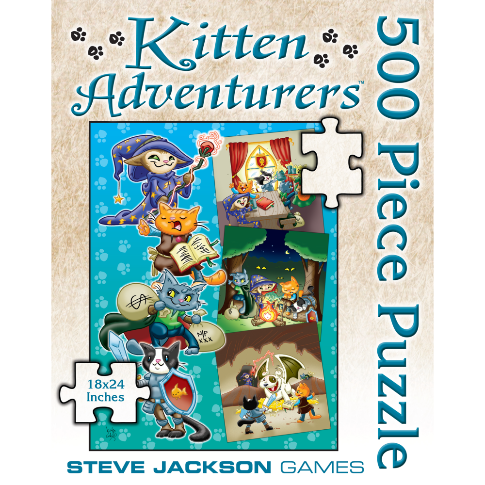 Kitten Adventures 500 Piece Puzzle | Dragon's Lair Comics and Fantasy Houston TX