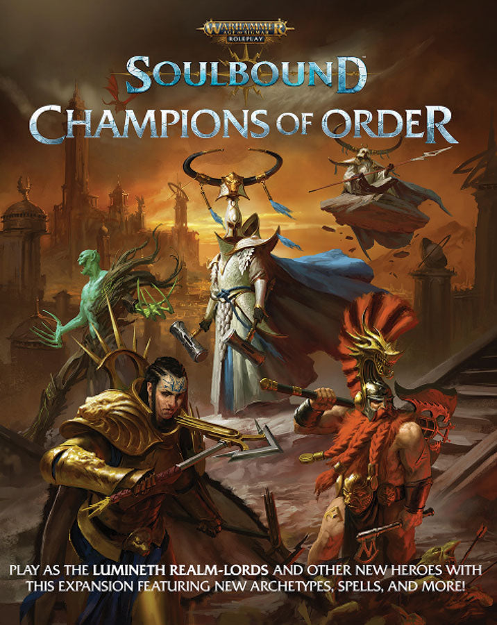 Soulbould RPG Warhammer Age of Sigmar Champions of Order | Dragon's Lair Comics and Fantasy Houston TX